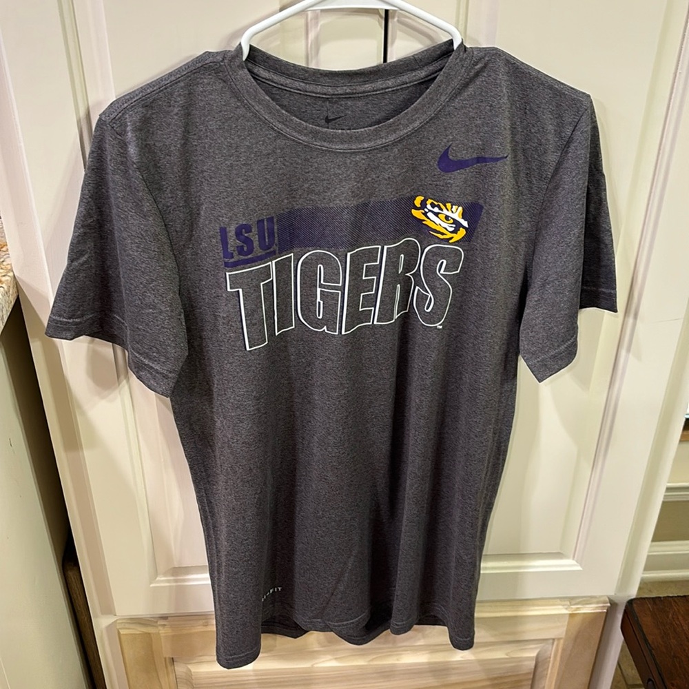 LSU dri-fit tee